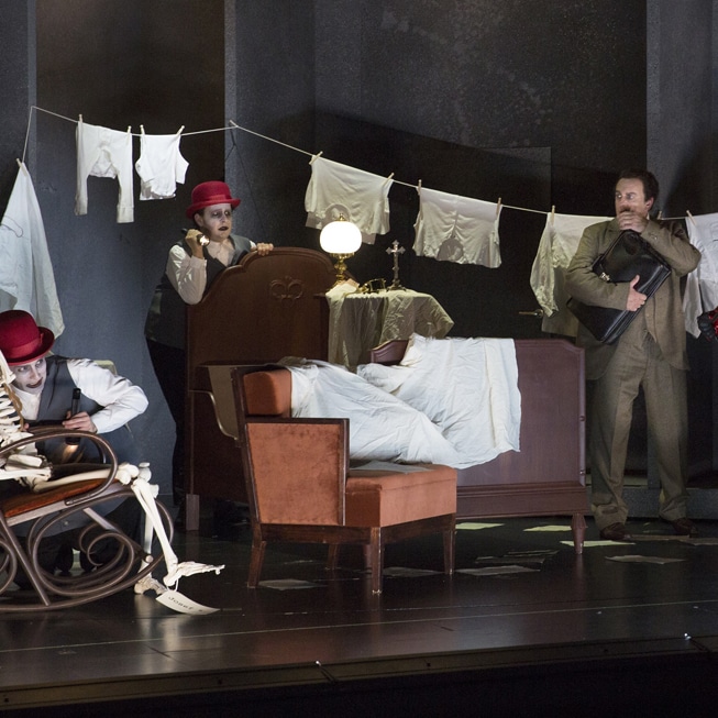 Szenenausschnitt aus der Oper "Der Prozess". | Foto: Theater Hof