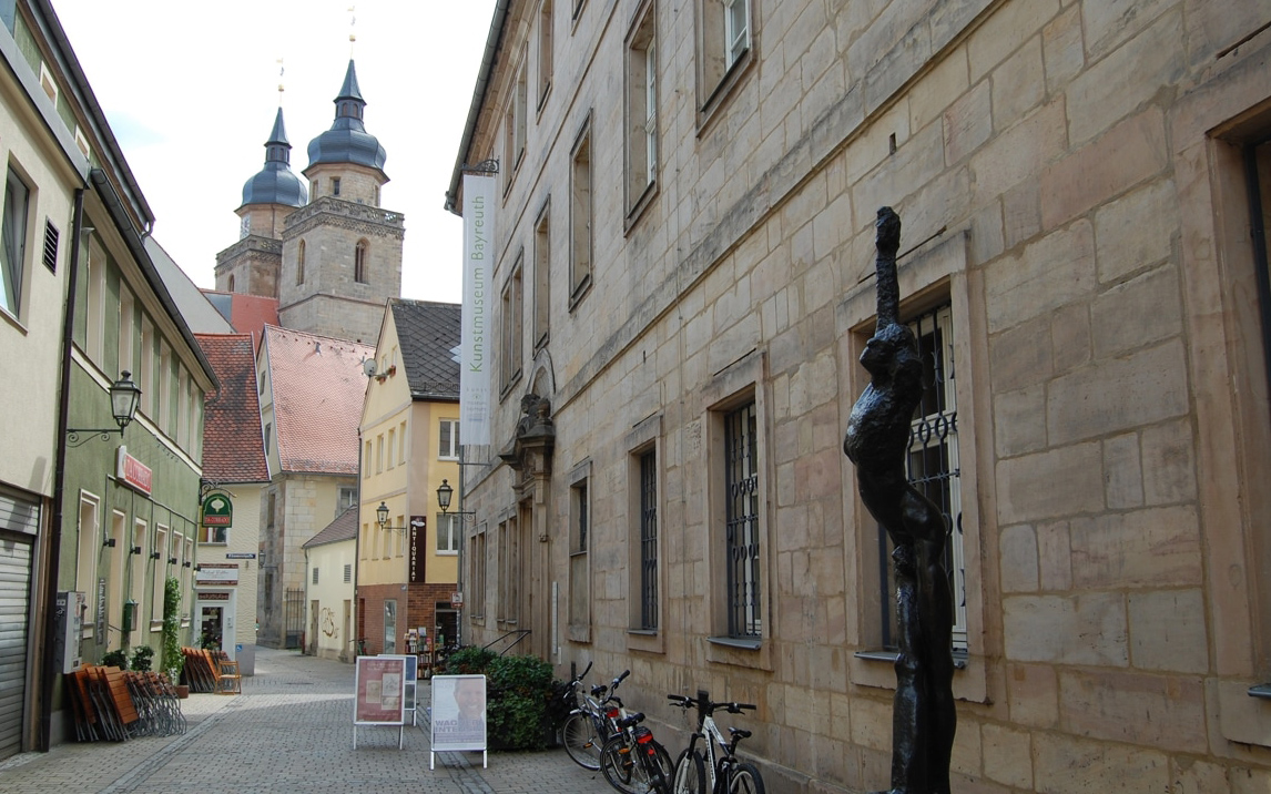 Blick in die Brautgasse mit Eingang zum Kunstmuseum Bayreuth | Foto: Stadt Bayreuth