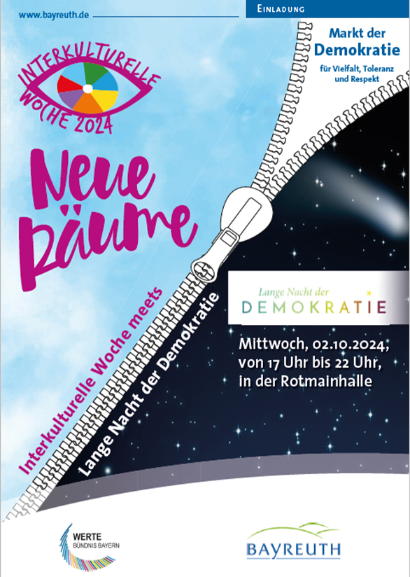 Plakat der Langen Nacht der Demokratie