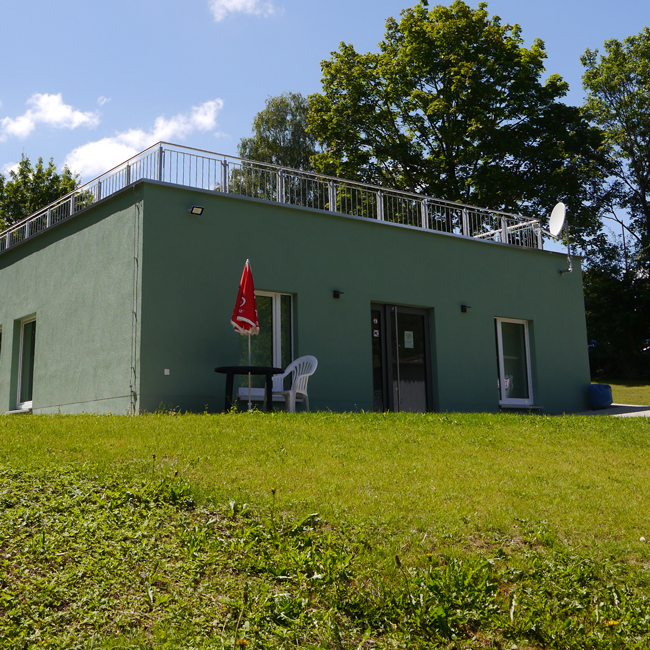 Das Spielhaus des Abenteuerspielplatzes in Bayreuth. Foto: Stadt Bayreuth