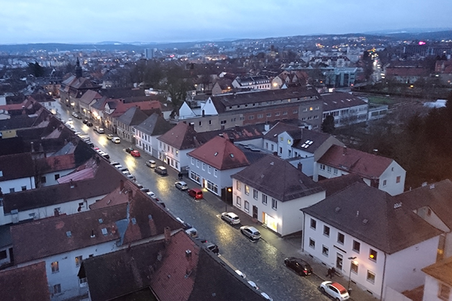 Blick auf St. Georgen von der Ordenskirche